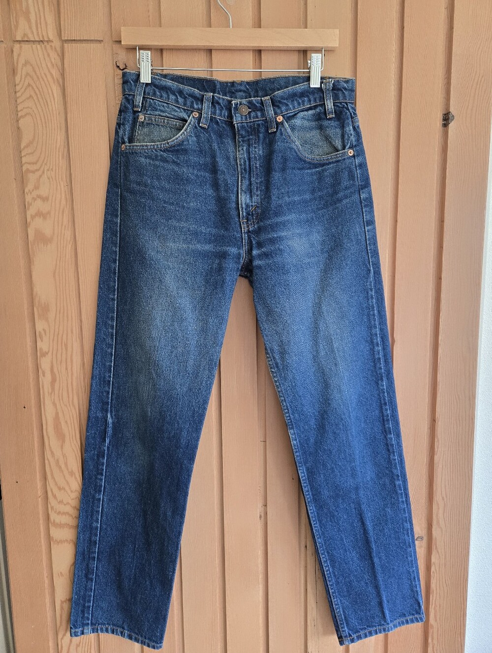 Vintage | Levi 505's With Orange Tab | Dark Denim | Size 32x30 | Western